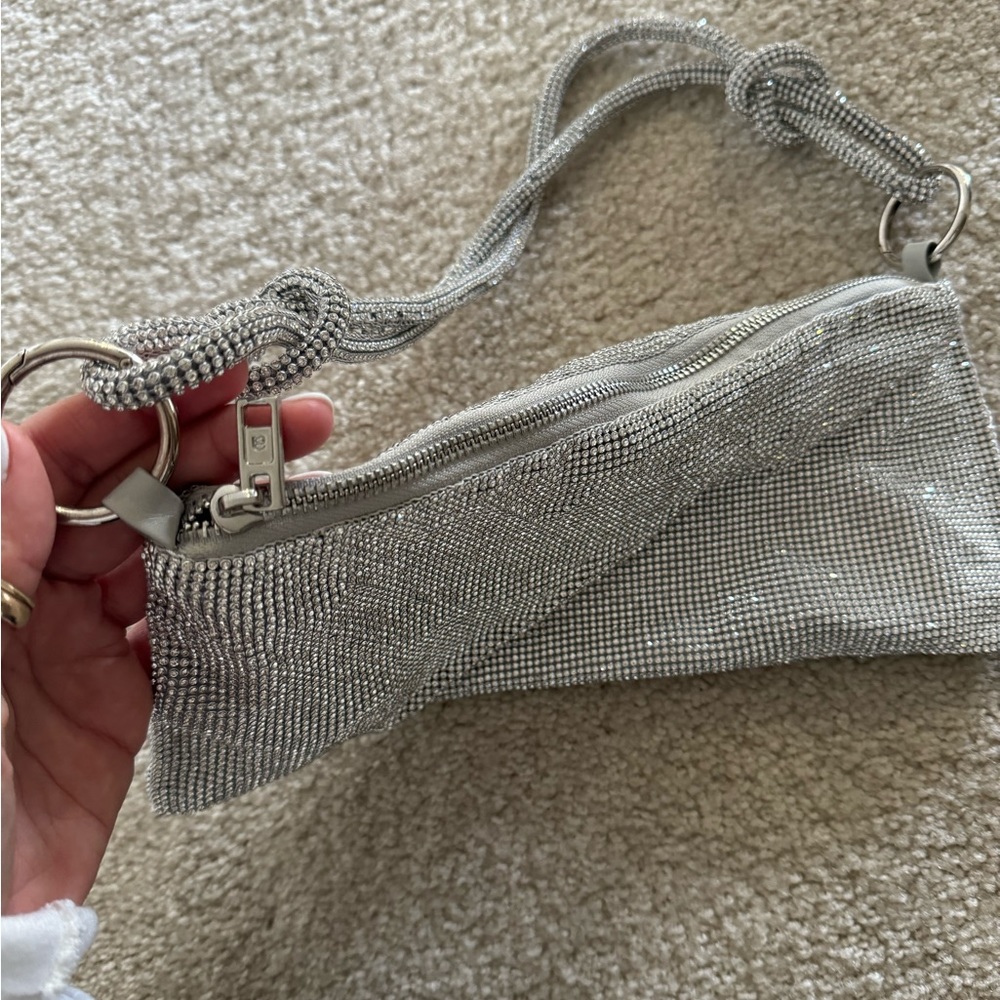 Silver rhinestone bag - Picture 6 of 9